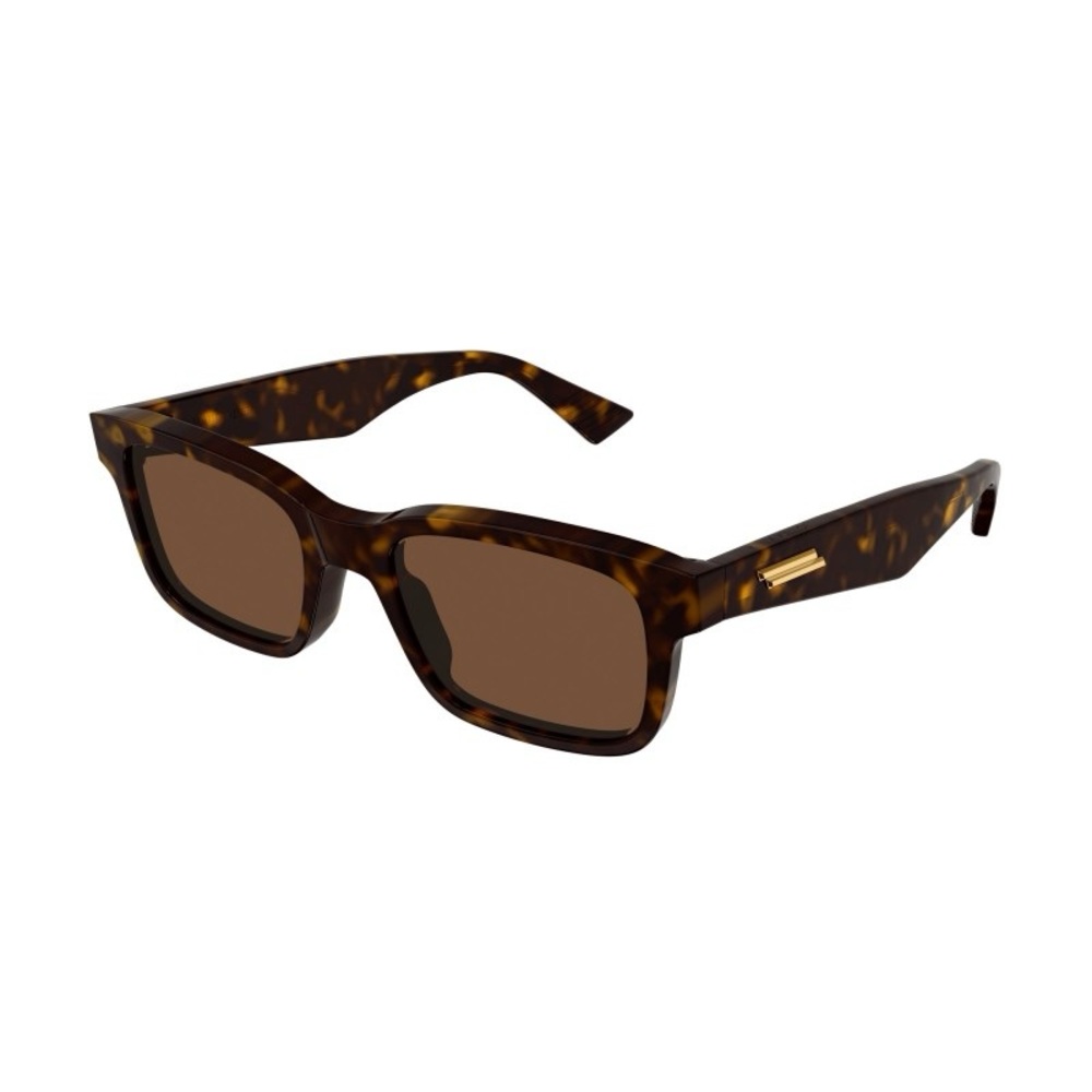 Bottega Veneta Women Rectangular Sunglasses - Havana BV1146S